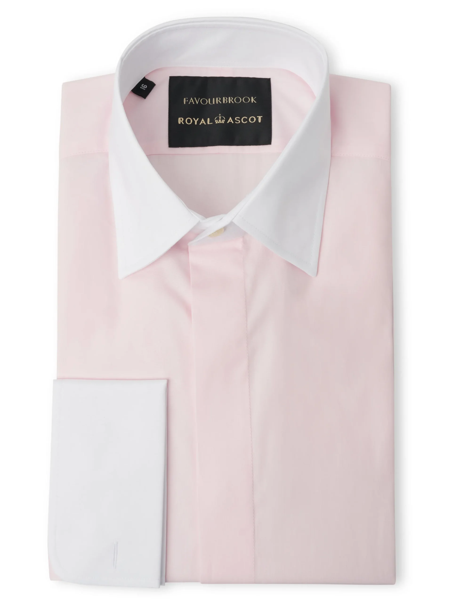 Favourbrook Pink/White Steed Cotton Gatsby Shirt- Shirts