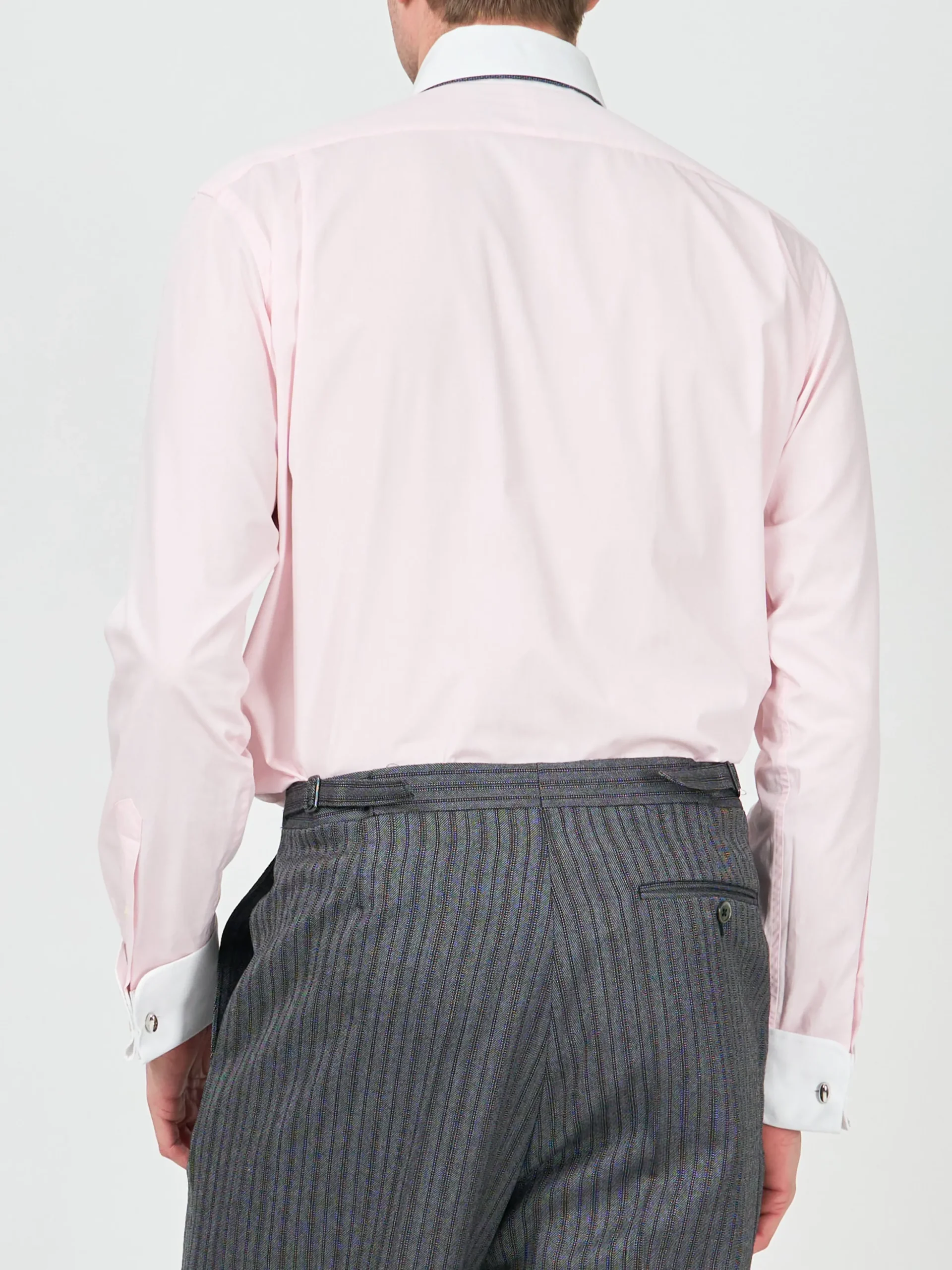 Favourbrook Pink/White Steed Cotton Gatsby Shirt- Shirts
