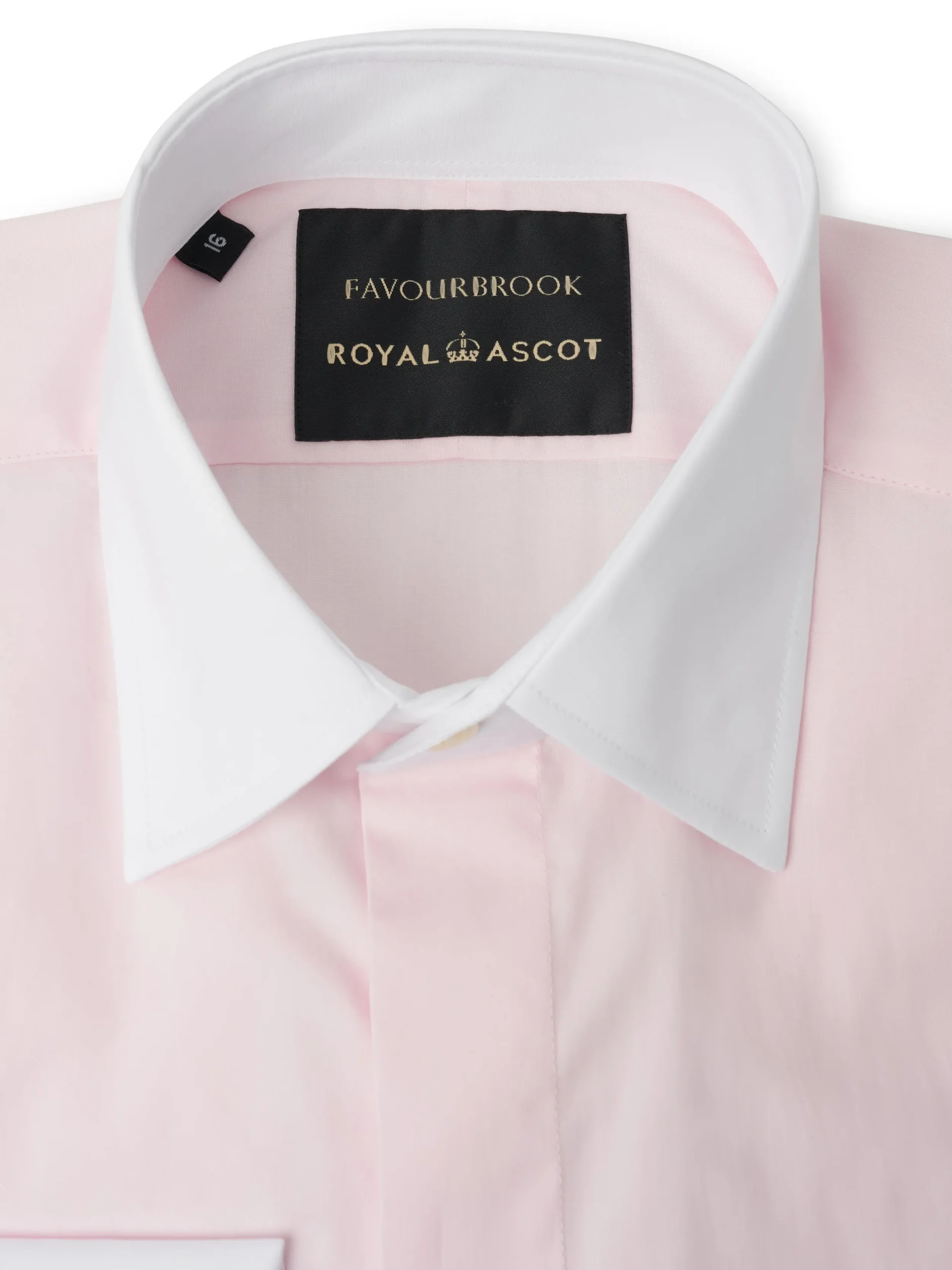 Favourbrook Pink/White Steed Cotton Gatsby Shirt- Shirts