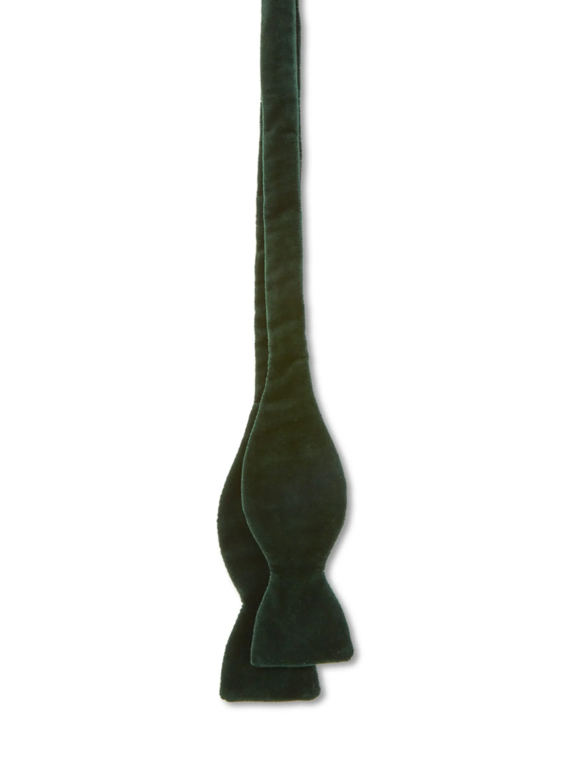 Favourbrook Racing Green Velvet Bow Tie- Bow Ties