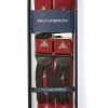 Favourbrook Red Gold Bees Silk Braces- Braces