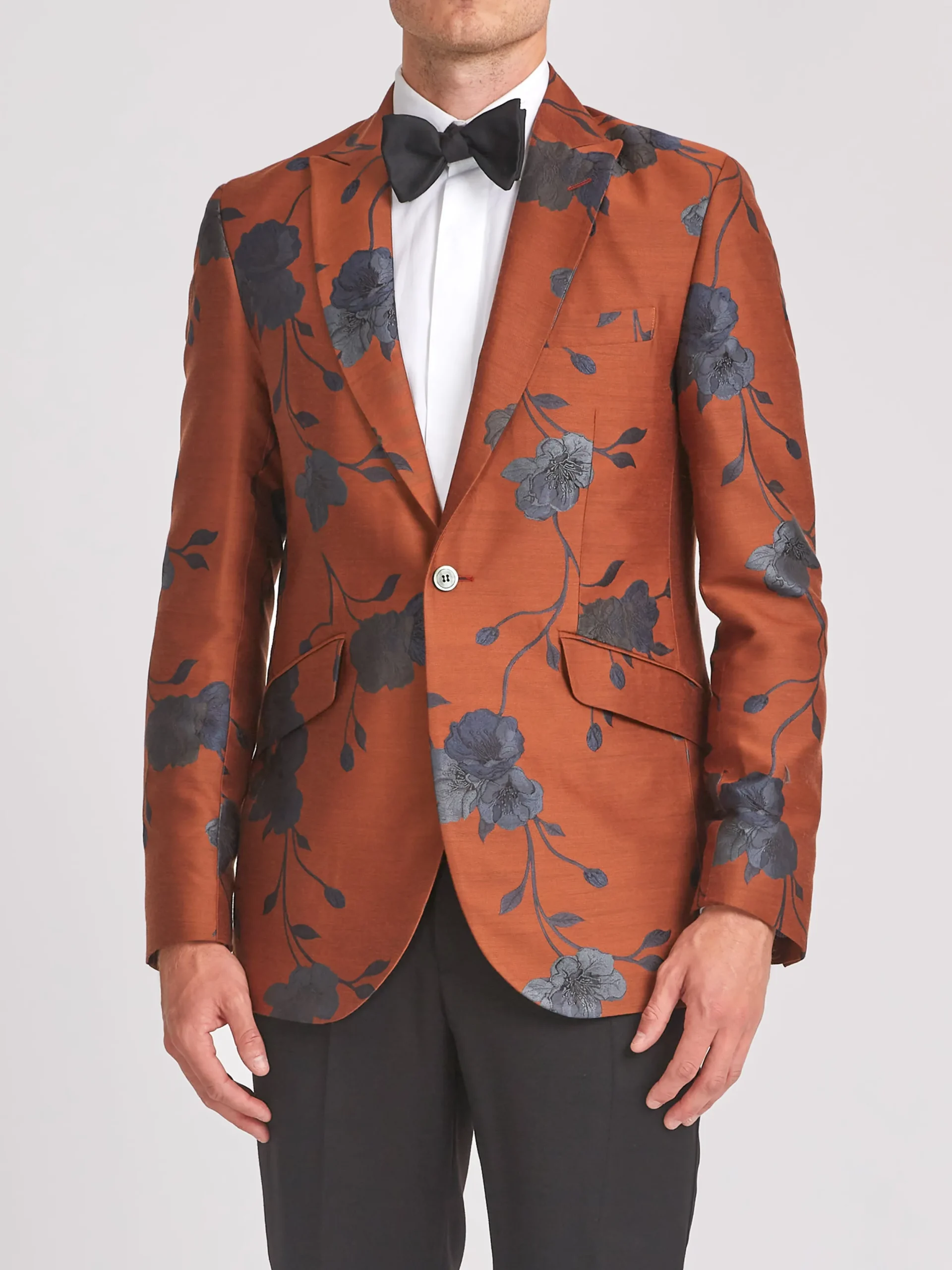 Favourbrook Rust Grantham Newport Jacket- Dinner Jackets