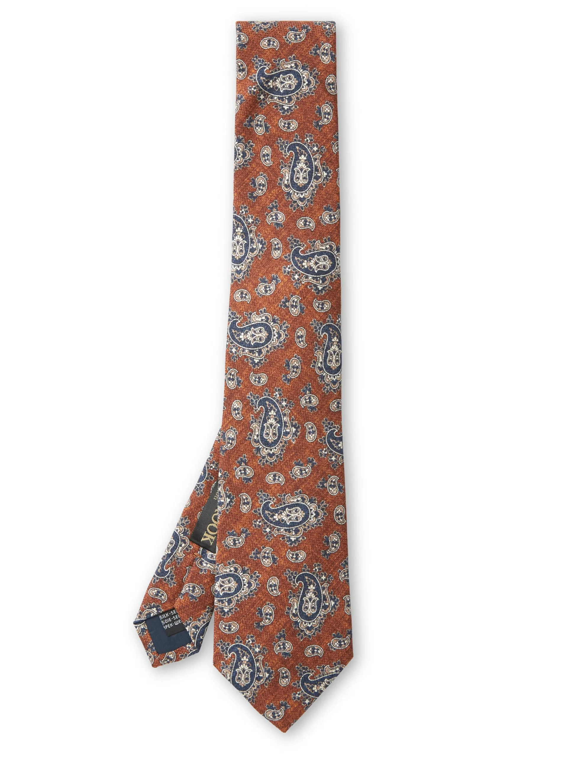 Favourbrook Rust Hoyland Silk Tie- Ties