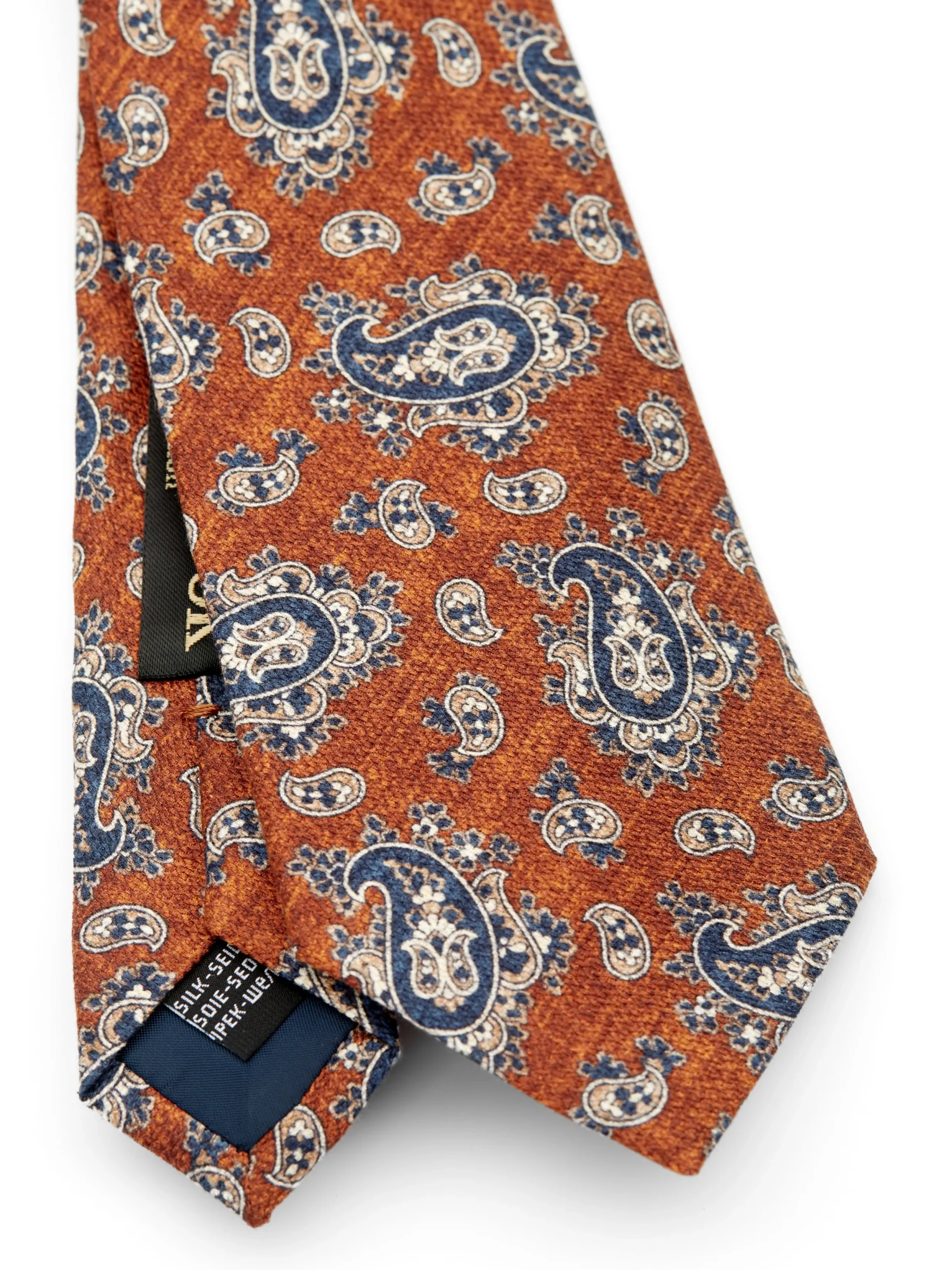 Favourbrook Rust Hoyland Silk Tie- Ties