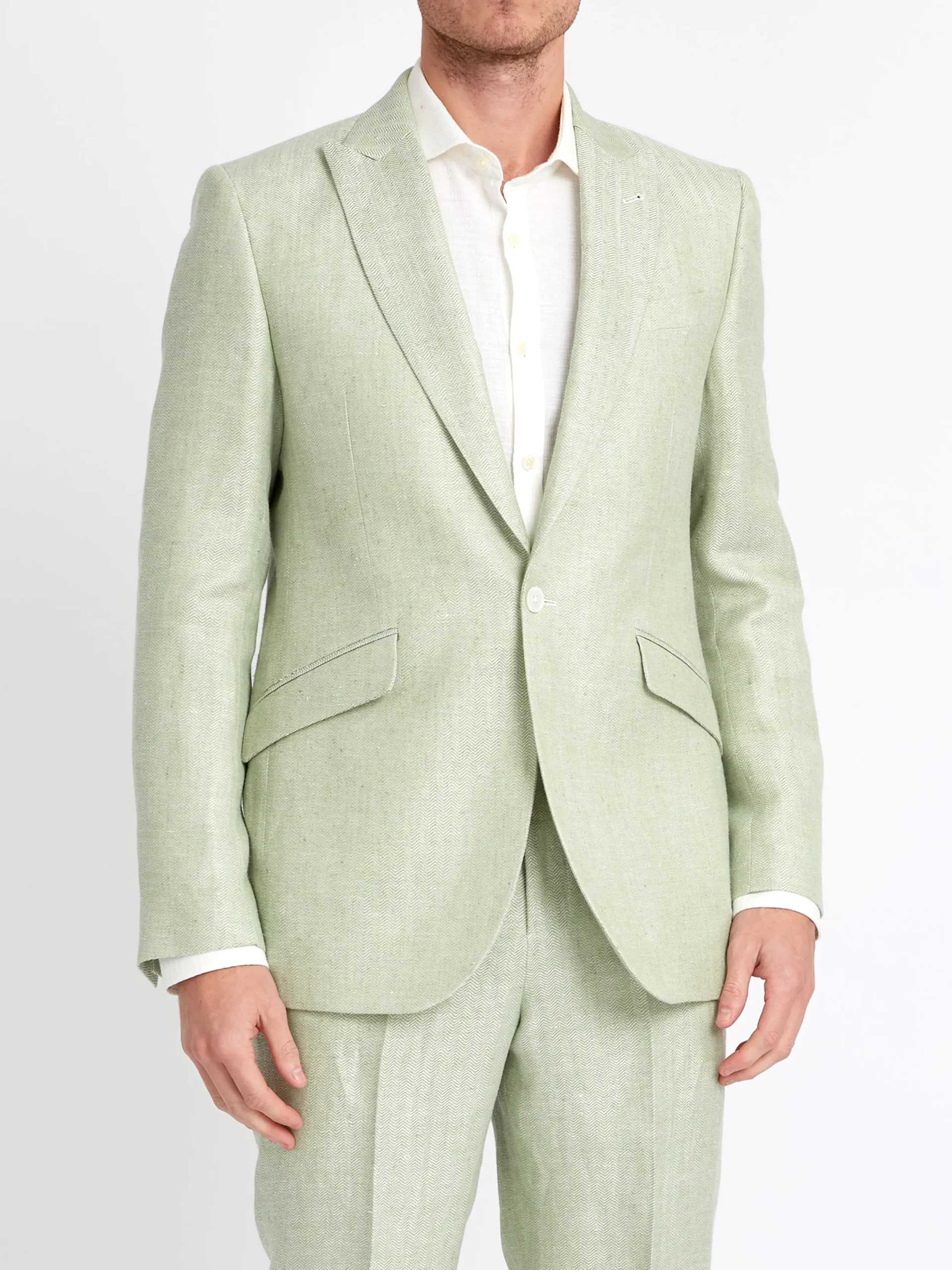 Favourbrook Sage Green Randwick Ebury Jacket- Suits