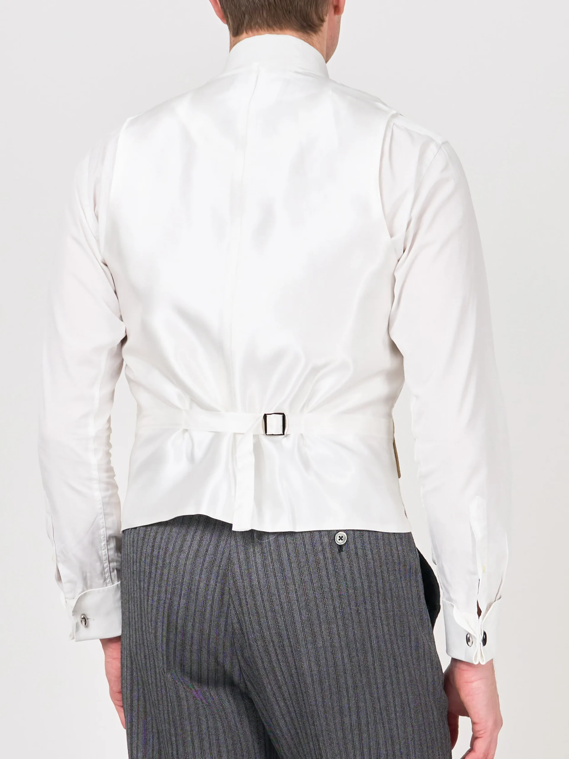 Favourbrook Sand Randwick Double Breasted 8 Button Shawl Lapel Piped Waistcoat- Wedding Attire | Waistcoats