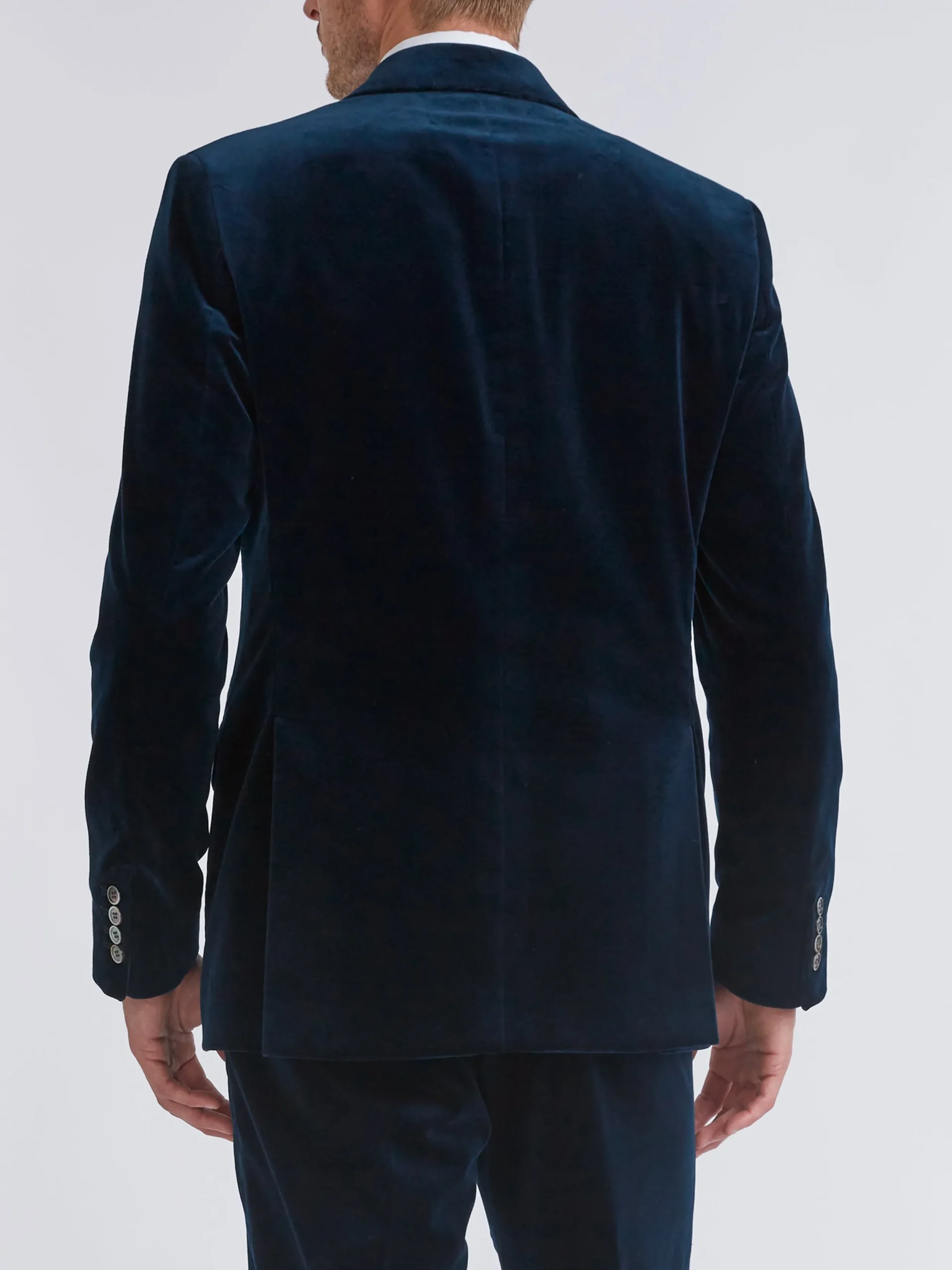 Favourbrook Sapphire Blue Velvet Newport Jacket- Velvet Jackets | Suits