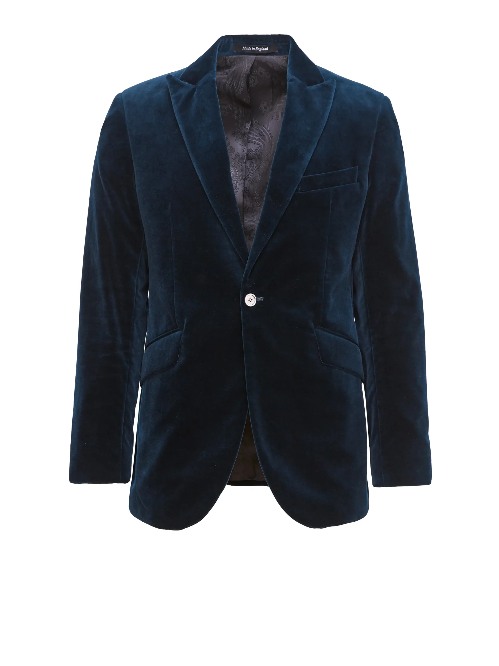 Favourbrook Sapphire Blue Velvet Newport Jacket- Velvet Jackets | Suits