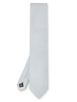 Favourbrook Silver Windsor Silk Tie- Ties