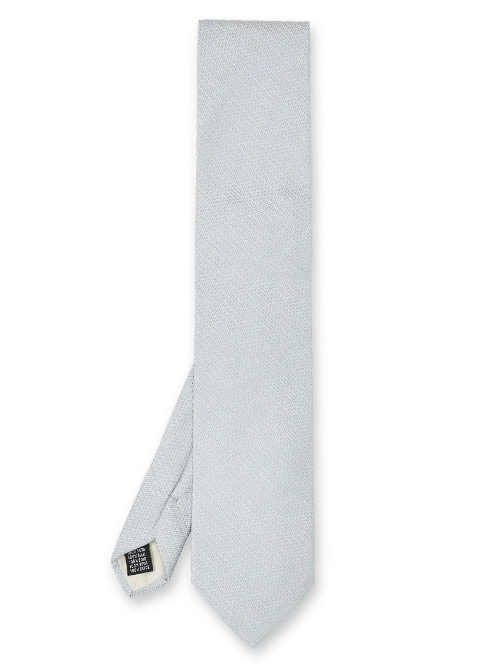 Favourbrook Silver Windsor Silk Tie- Ties