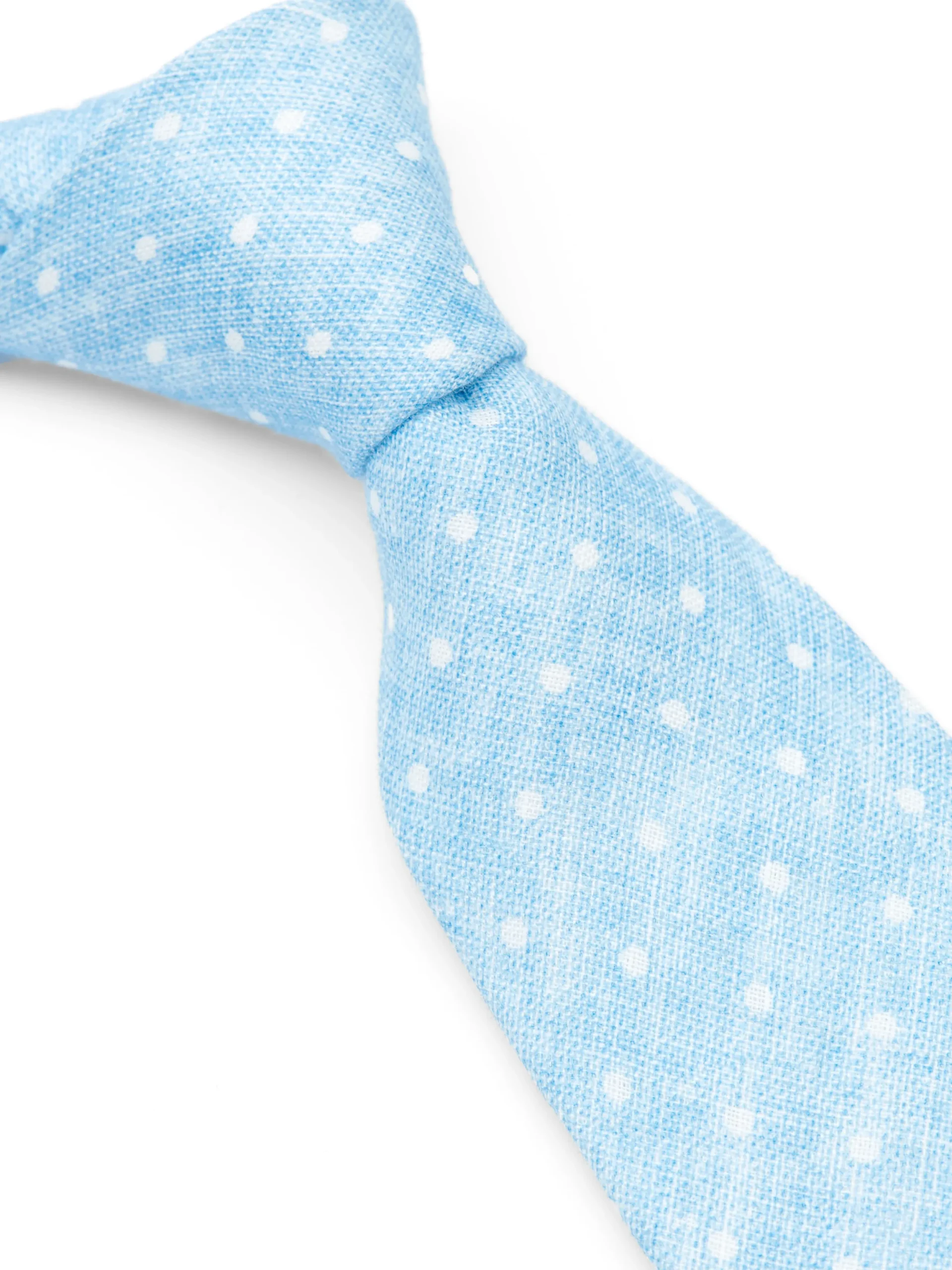 Favourbrook Sky Blue Spot Milford Tie- Ties