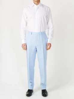 Favourbrook Sky Evering Linen Windsor Trouser- Trousers