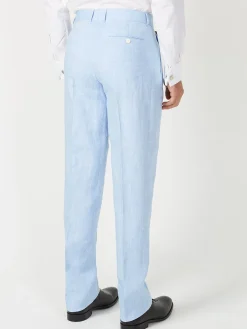 Favourbrook Sky Evering Linen Windsor Trouser- Trousers