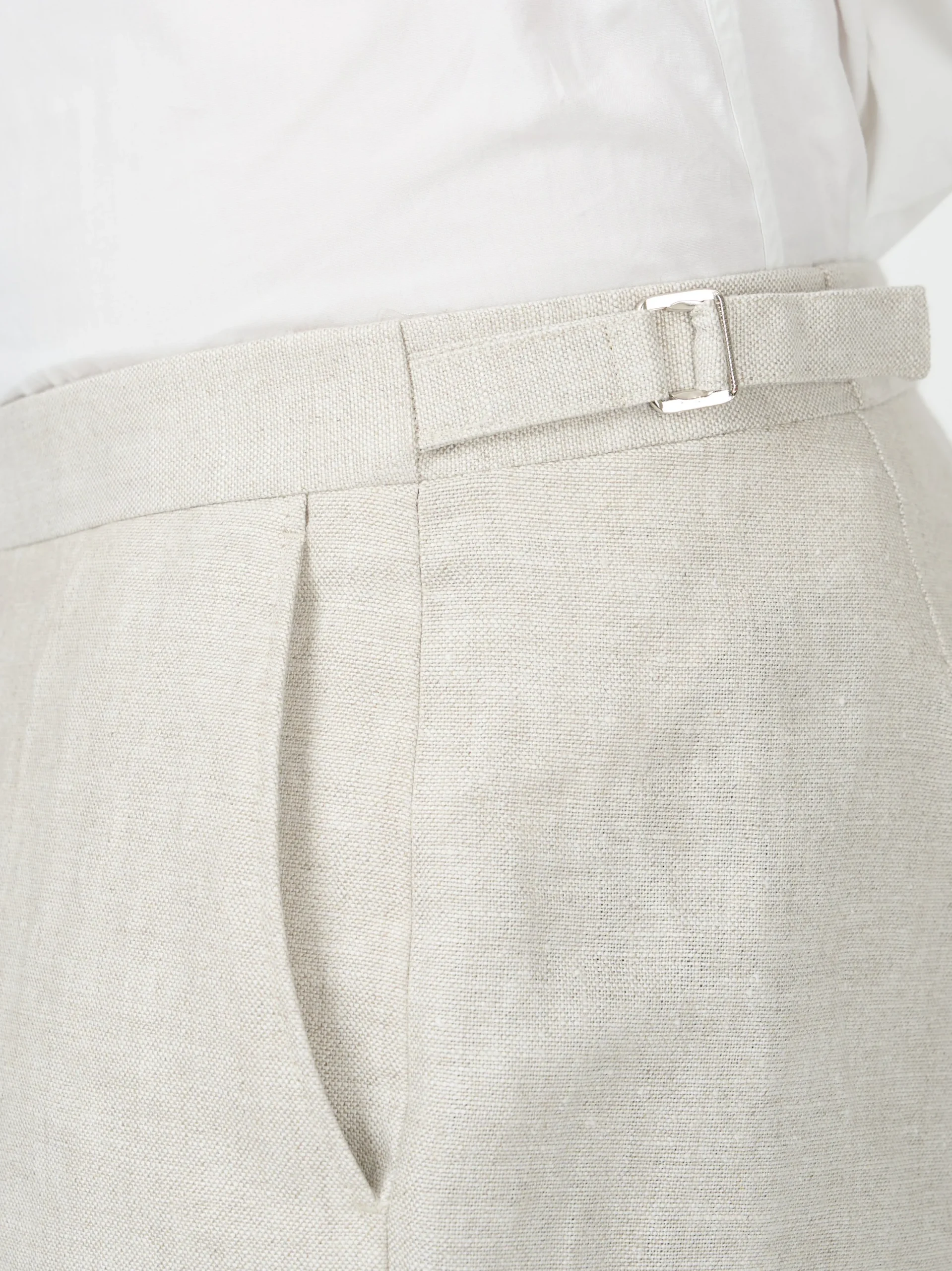 Favourbrook Stone Evering Linen Dress Trouser- Wedding Attire | Trousers