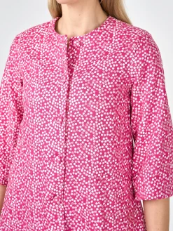 Favourbrook Swing Jacket Fuchsia Dorchester Linen-Women Short Jackets | Jackets & Coats