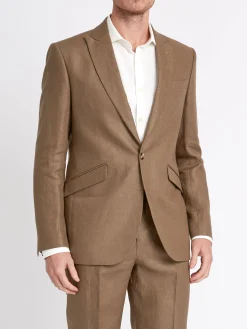 Favourbrook Taupe Evering Linen Ebury Jacket- Suits