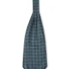 Favourbrook Teal Chartwell Silk Cravat- Scarves & Cravats