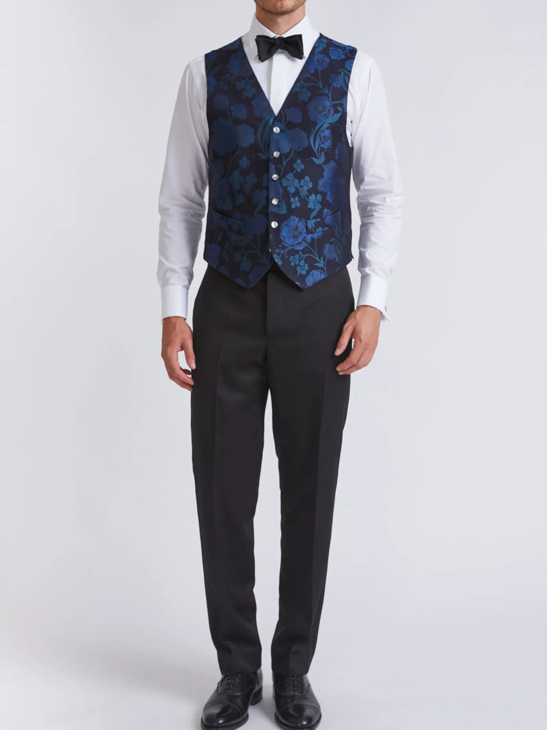 Favourbrook Teal Winnington Single Breasted 6 Button Waistcoat- Single Breasted Waistcoats | Waistcoats