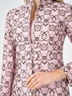 Favourbrook Westminster Coat Antique Pink Charterhouse Linen-Women Mother Of The Bride | Jackets & Coats