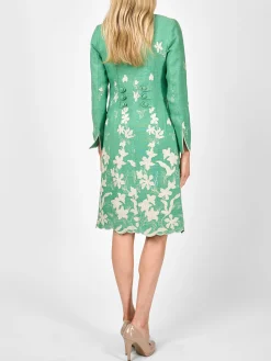 Favourbrook Westminster Coat Spring Green Kirby Crease Resist Linen-Women Mother Of The Bride | Jackets & Coats