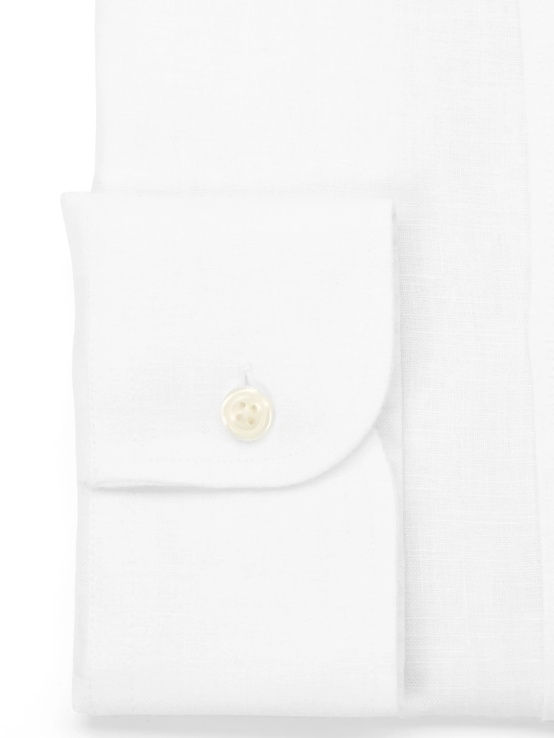 Favourbrook White Bridford Linen Cutaway Collar Shirt- Wedding Attire | Shirts