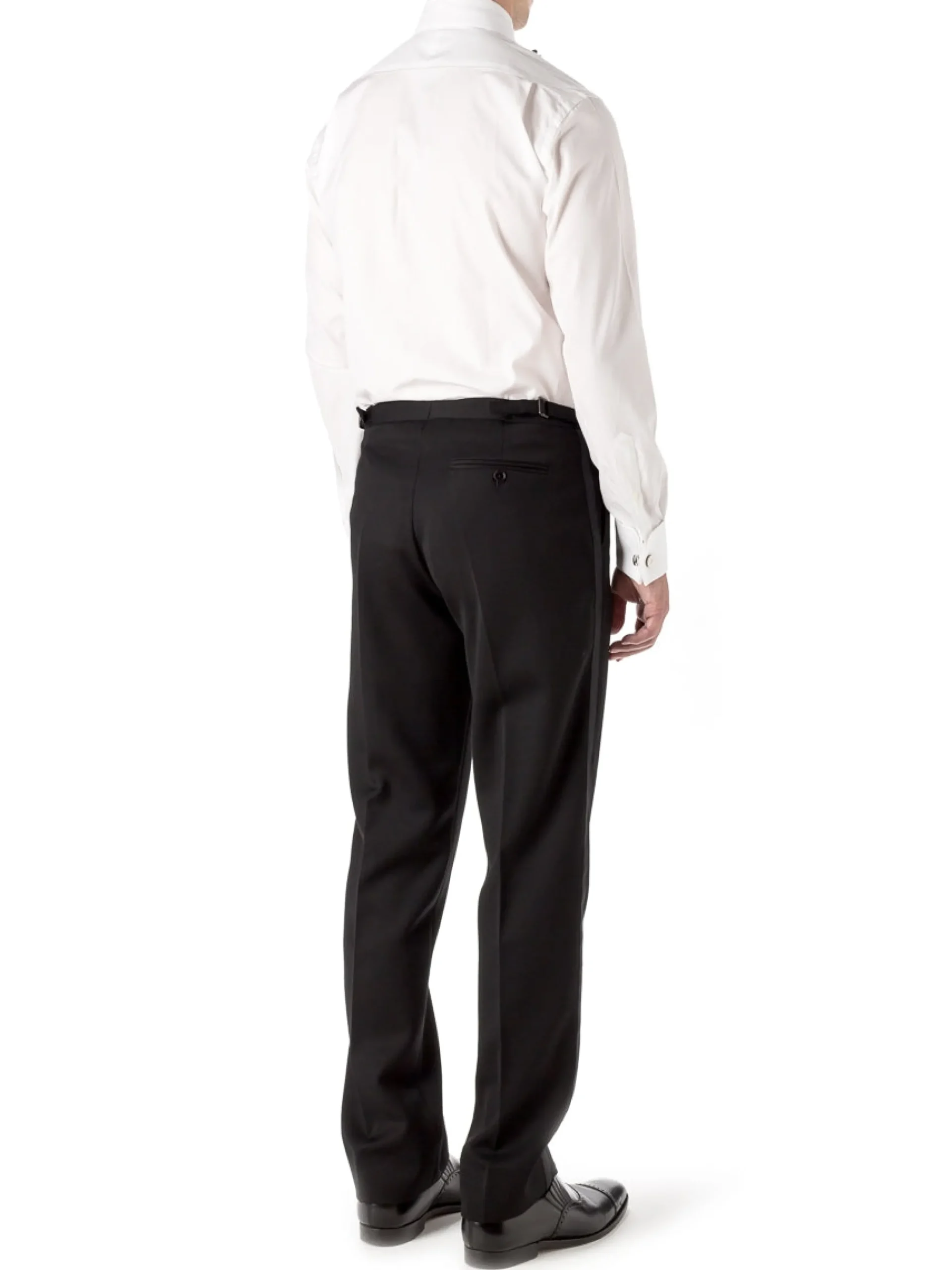 Favourbrook White Marcella Poplin Cotton Bib Front Dress Shirt- Shirts