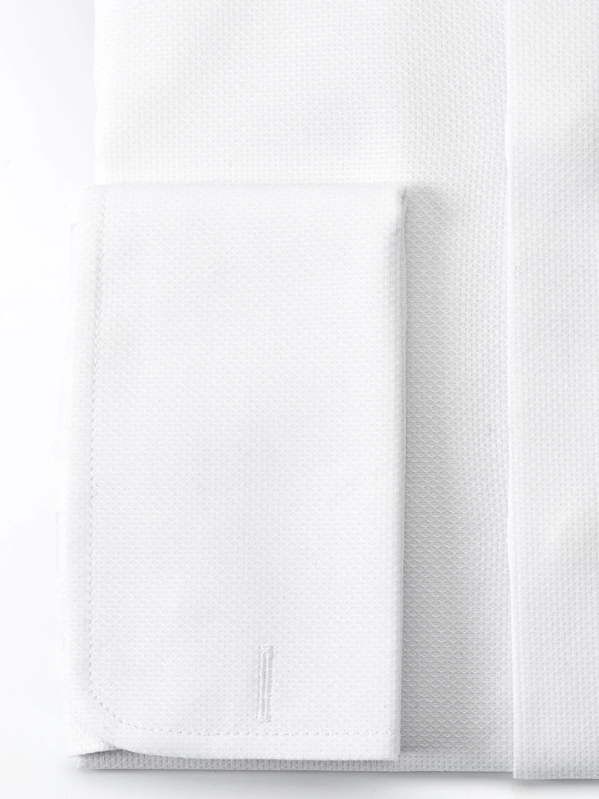 Favourbrook White Organic Herringbone Wedding Shirt- Shirts