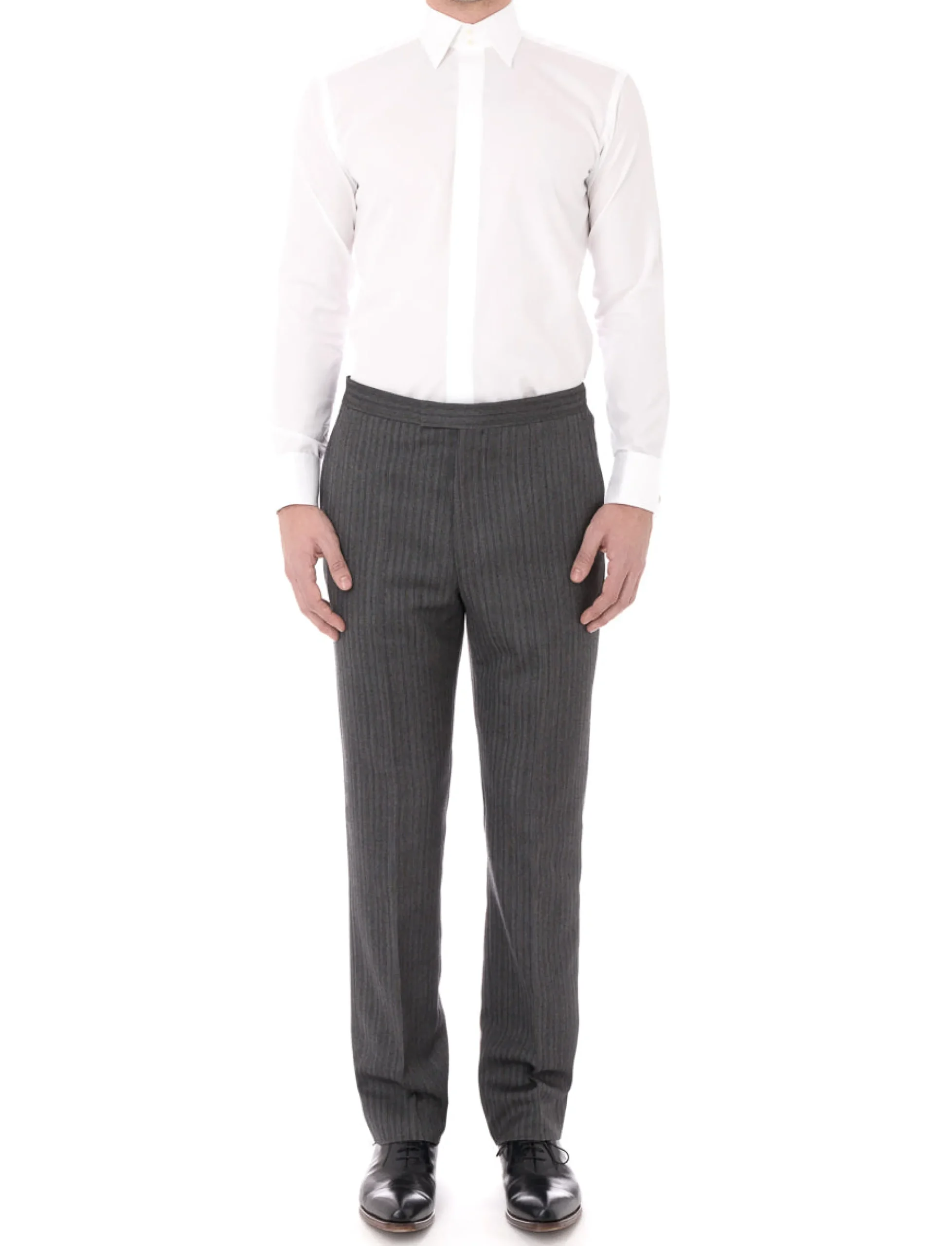 Favourbrook White Poplin Cotton Gatsby Shirt- Groomswear | Wedding Attire