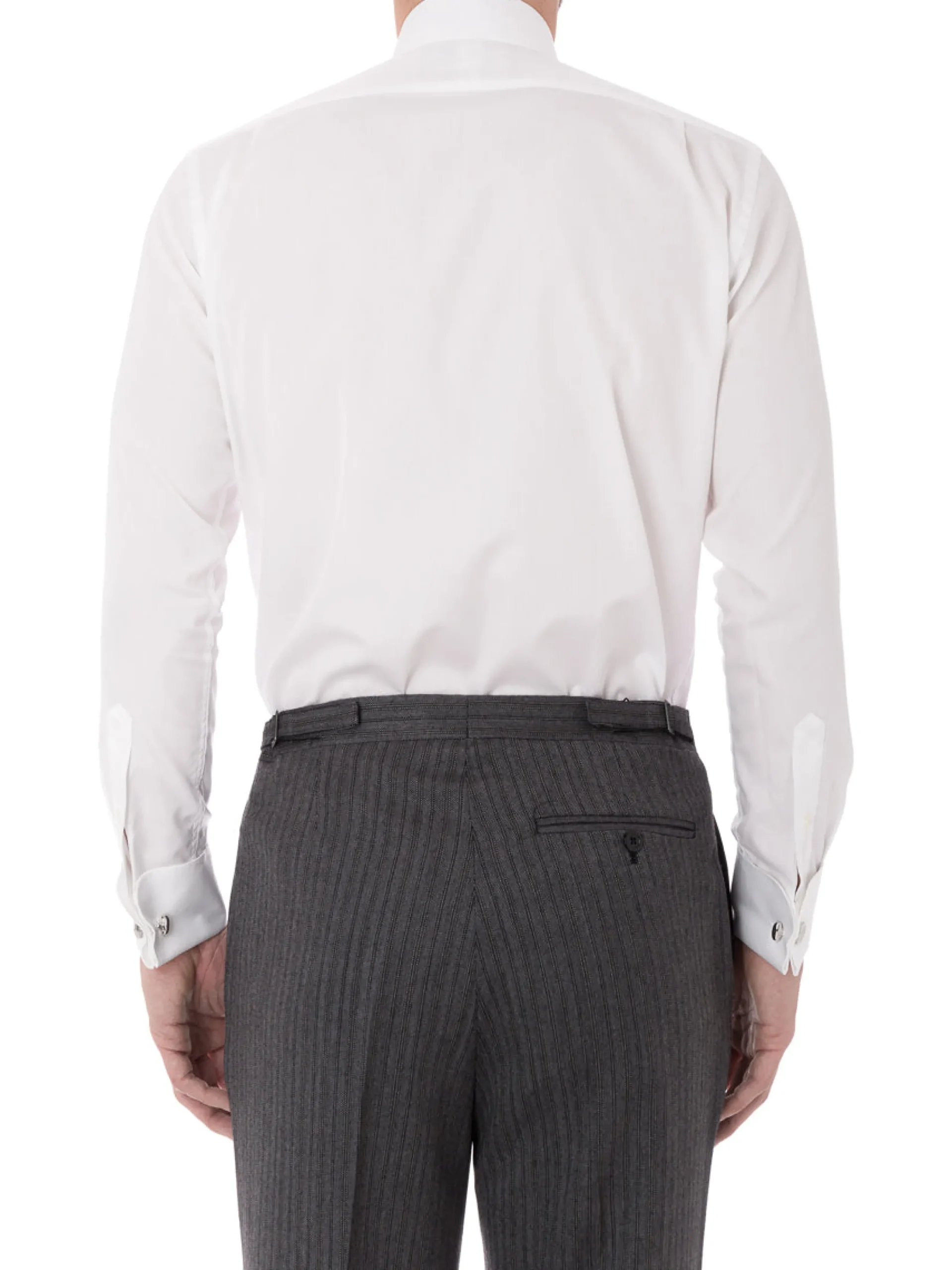 Favourbrook White Poplin Cotton Gatsby Shirt- Groomswear | Wedding Attire