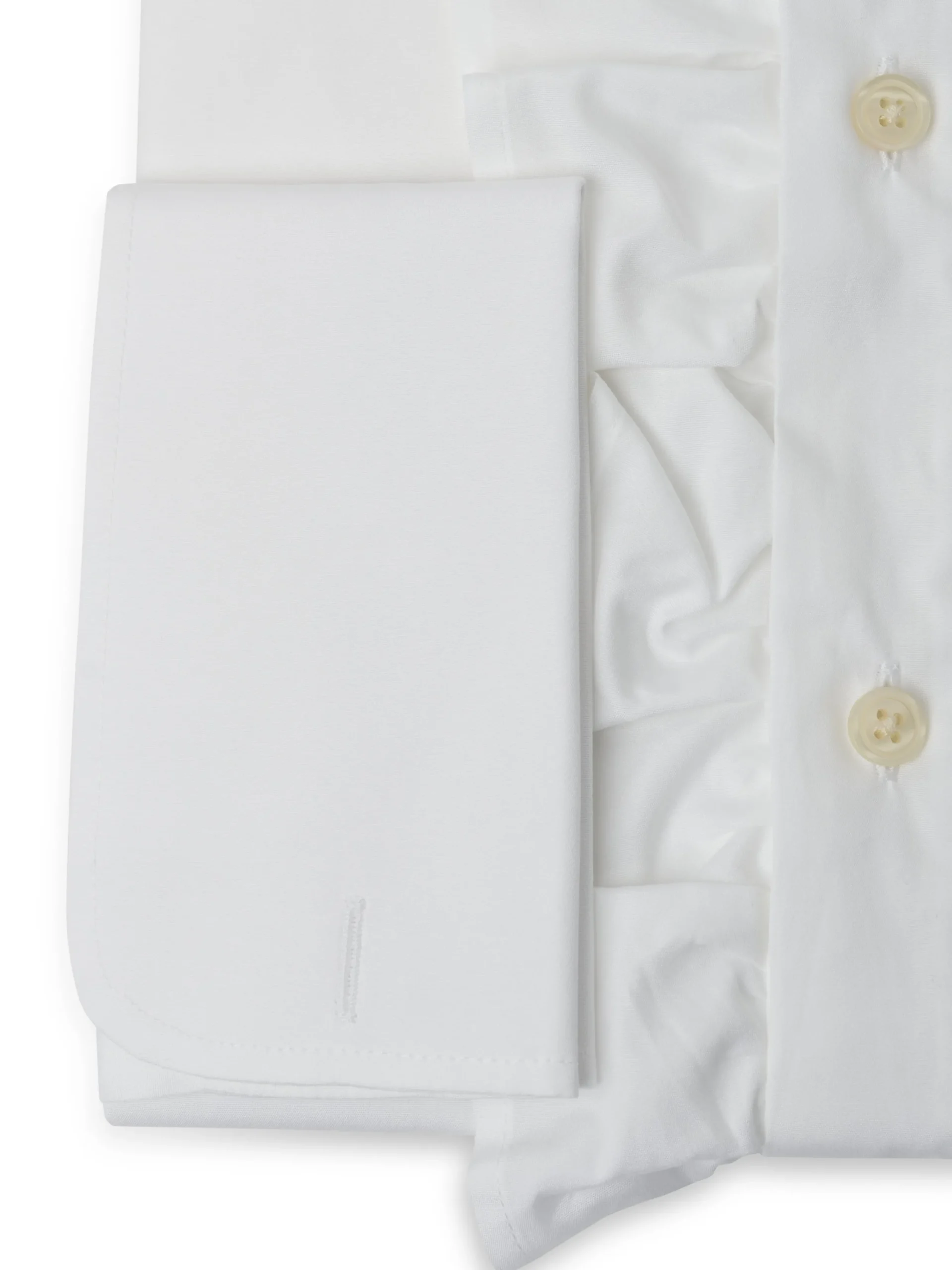 Favourbrook White Poplin Cotton Large Frill Shirt- Shirts