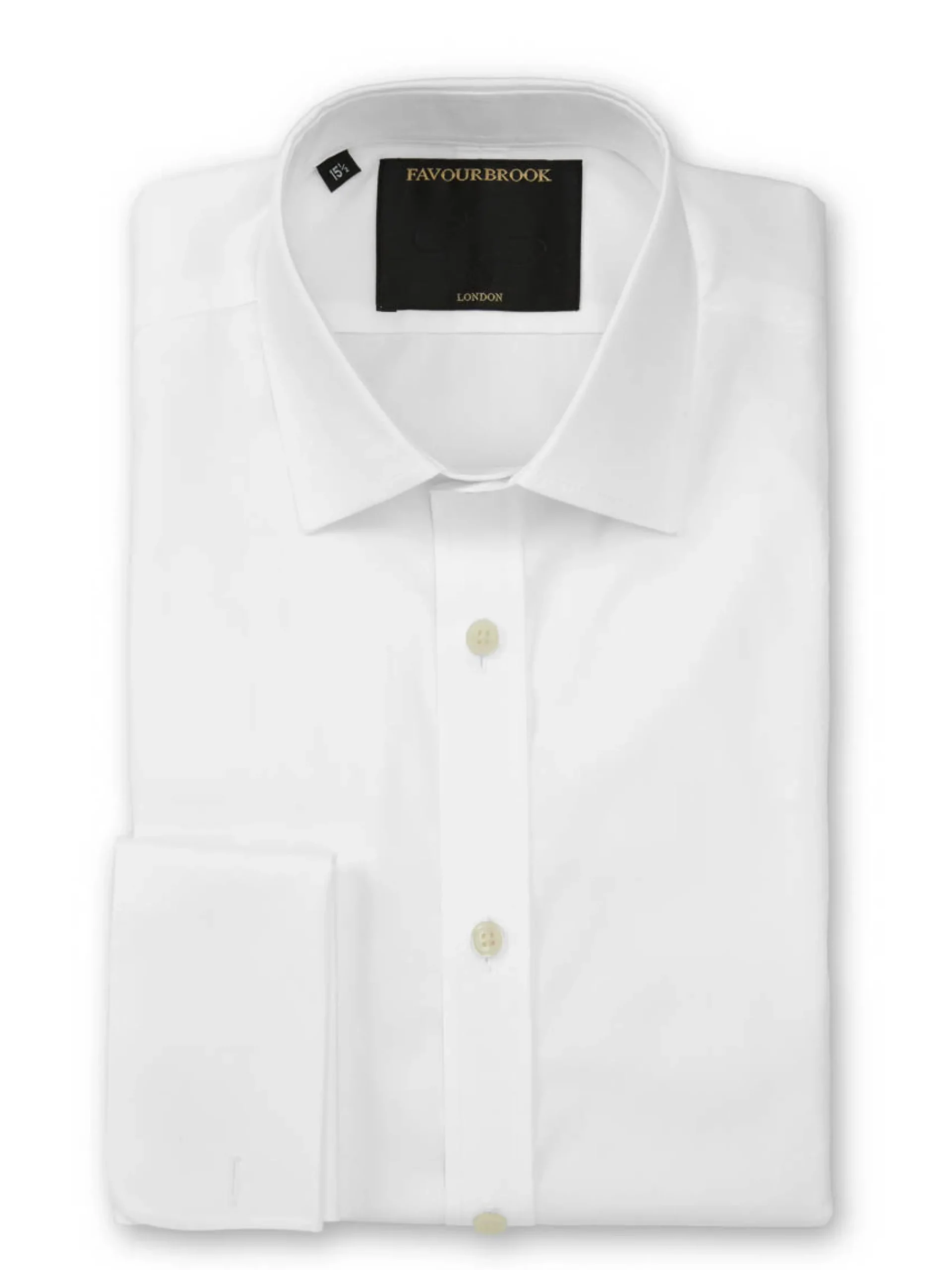 Favourbrook White Poplin Cotton Wedding Shirt- Wedding Attire | Shirts
