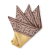 Favourbrook Yellow Osterley Silk Pocket Square- Pocket Squares