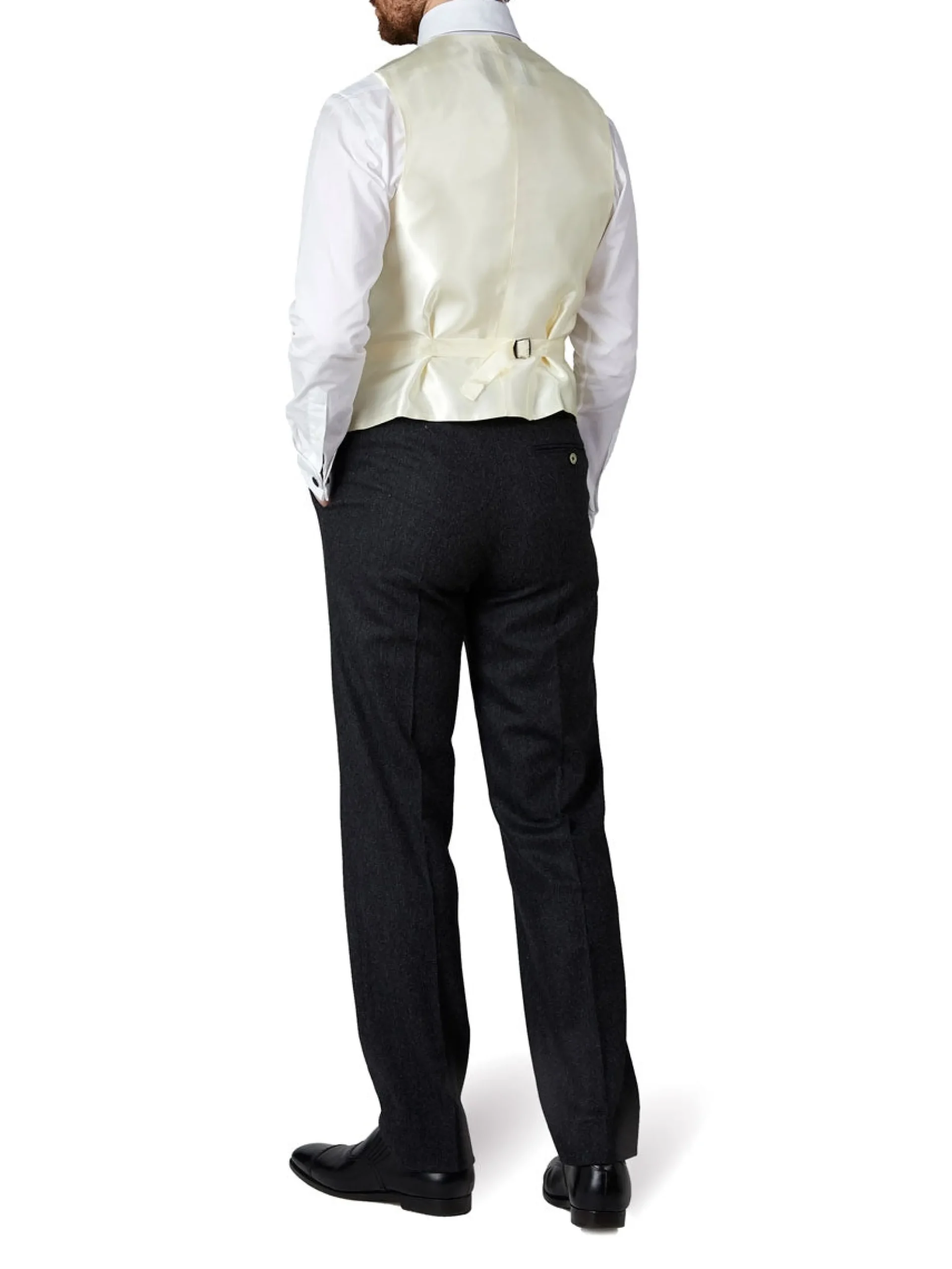 Favourbrook Yellow Petersham Single Breasted 6 Button Waistcoat- Waistcoats | Wedding Waistcoats